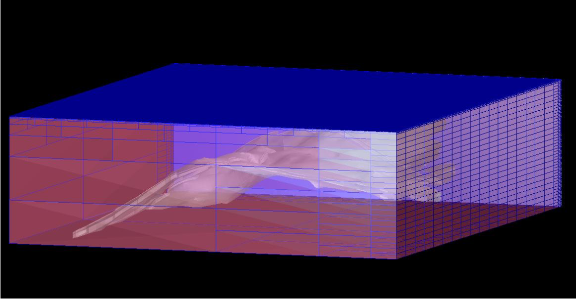 Figure 2 An actual geological block model